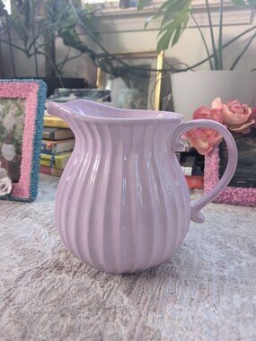 Harry & David pastel pink pitcher
